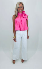 Tied to Perfection Top (pink)