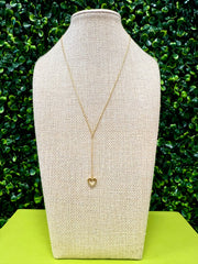 Heartline Drop Necklace
