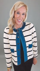 Stripes & Stitches Jacket