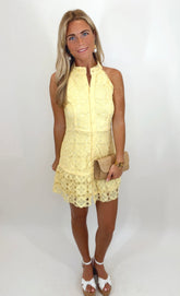 Lemon Lace Darling Dress