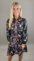 Garden Circuit Dress (black)