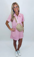 Check Yes Dress (pink)