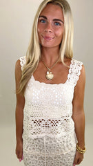 Celeste Crochet Tank