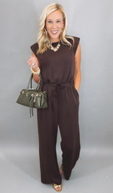 Espresso Edge Jumpsuit