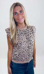 Wild Streak Top (camel)