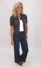 Weekender Knit Cardigan (dark grey)