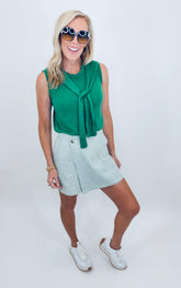 All Set Stripe Skort