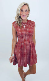 Darling Days Dress (marsala)