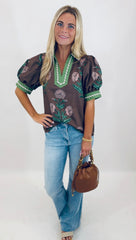 Botanic Whimsy Top
