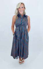 Side Note Dress (navy)