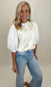 Ivory Intrigue Top