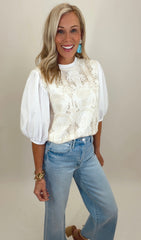 Ivory Intrigue Top