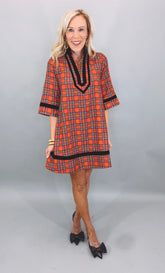 Tartan Affair Dress (red)