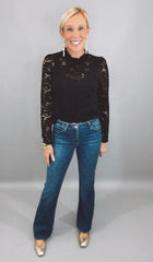 Lace Reverie Top (black)