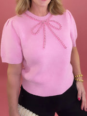 Bow So Sweet Knit (pink)
