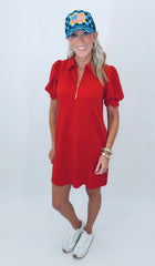 Summer State of Mind Dress (red)