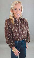 Fernfield Blouse (brown)