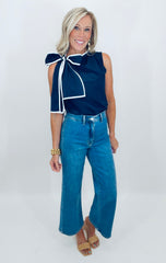 Tie the Knot Top (navy)