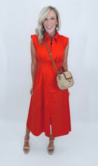 Red Hot Summer Dress