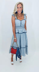 Summer Story Dress (navy)
