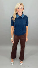 Espresso Patch Pocket Jean