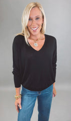 Weekend Ease Sweater (black)