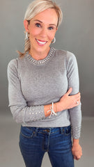 Starlit Collar Knit (grey)