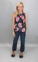 Floral Current Top