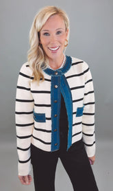 Stripes & Stitches Jacket