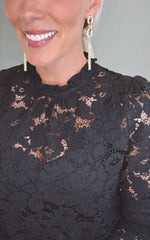 Lace Reverie Top (black)