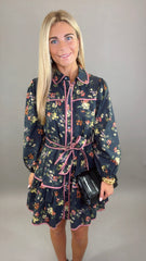 Garden Circuit Dress (black)