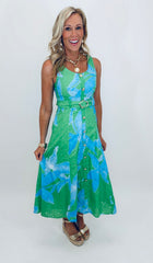 Summer Etch Dress (green)