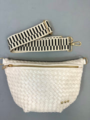 Woven Bum Bag (cream)
