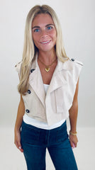 Trench Twist Crop Top