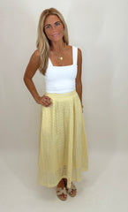 Sunlit Stitch Skirt