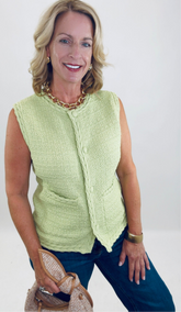 Boardroom to Brunch Vest (green)