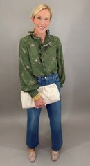 Blossom Hollow Top (olive)