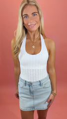 Lace Luxe Halter Top