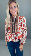 Rosewood Reverie Top (ecru)