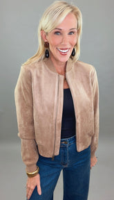 It List Bomber (taupe)