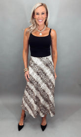 Serpent Silhouette Skirt