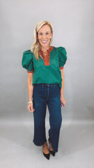 Highland Holiday Top (green)