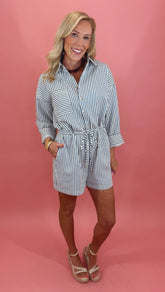 Well Played Stripe Romper