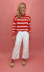 Slim Wide Leg Jean (optic white)