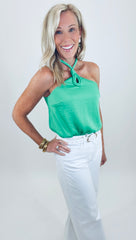 Coastal Nights Halter Top (peridot)