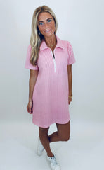 Check Yes Dress (pink)