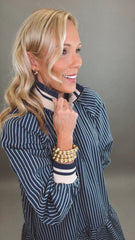 Zip Code Dress (navy)