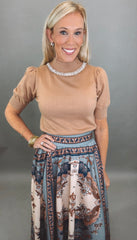 Sparkle Edge Knit (taupe)