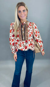 Rosewood Reverie Top (ecru)