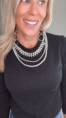 Luxe Gem Sweater (black)